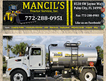 Tablet Screenshot of mancils.com